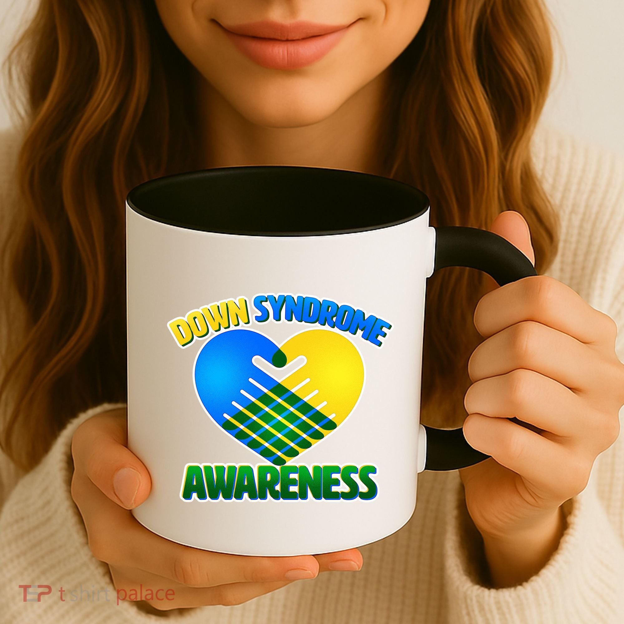 Down Syndrome Awareness Hands Of Love Coffee Mug