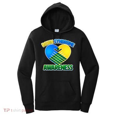 Down Syndrome Awareness Hands Of Love Women's Hoodie