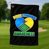 Down Syndrome Awareness Hands Of Love Golf Towel thumb 1