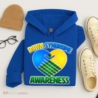 Down Syndrome Awareness Hands Of Love Hoodie thumb 4