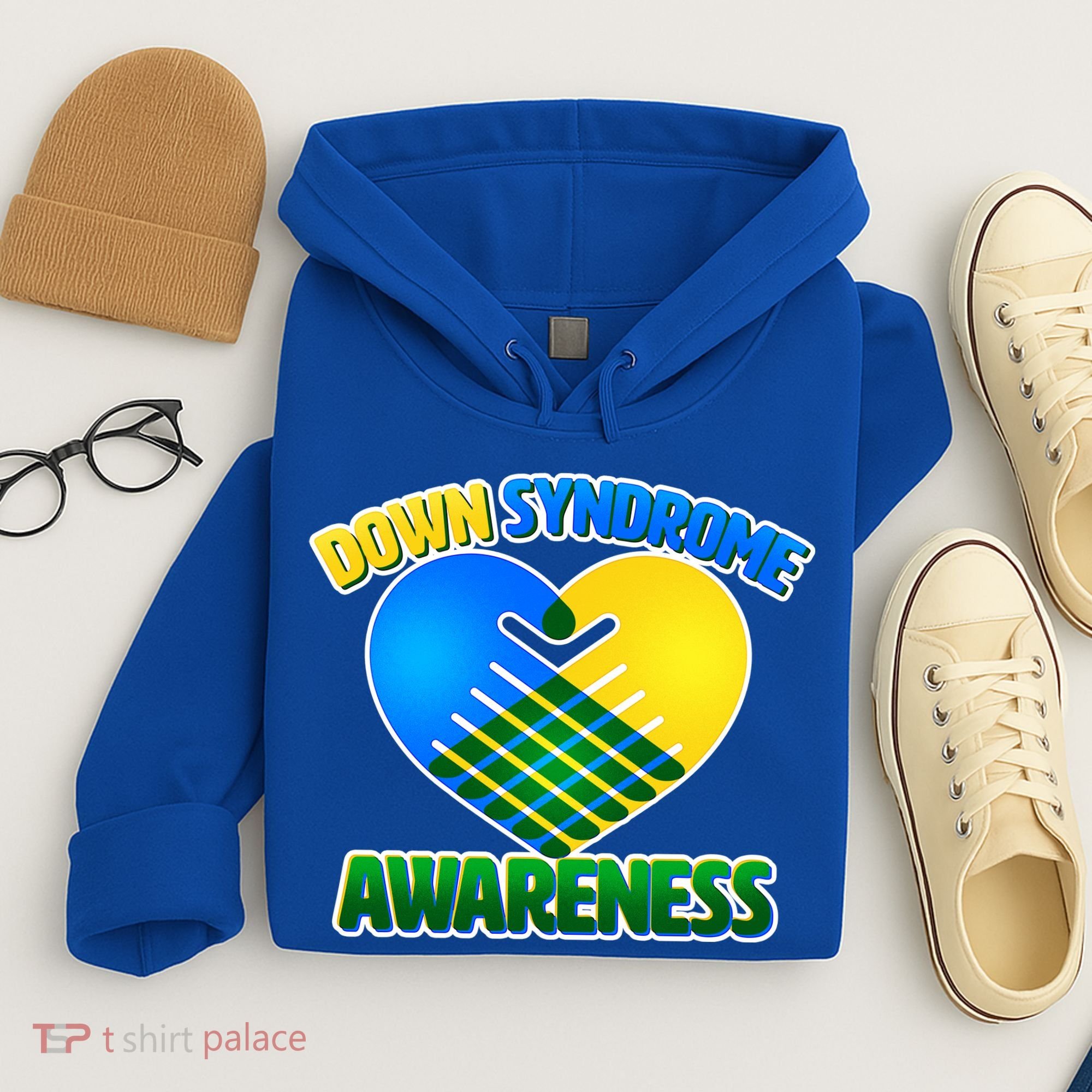 Down Syndrome Awareness Hands Of Love Hoodie