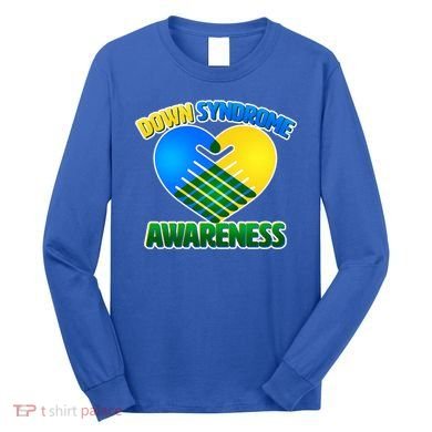Down Syndrome Awareness Hands Of Love Long Sleeve Shirt