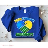 Down Syndrome Awareness Hands Of Love Sweatshirt thumb 2