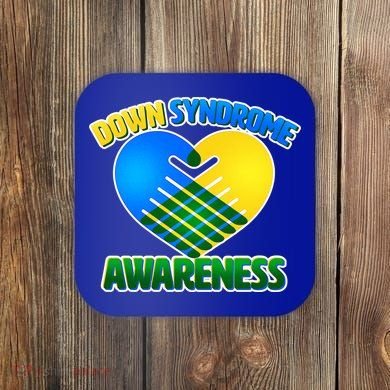 Down Syndrome Awareness Hands Of Love Coaster