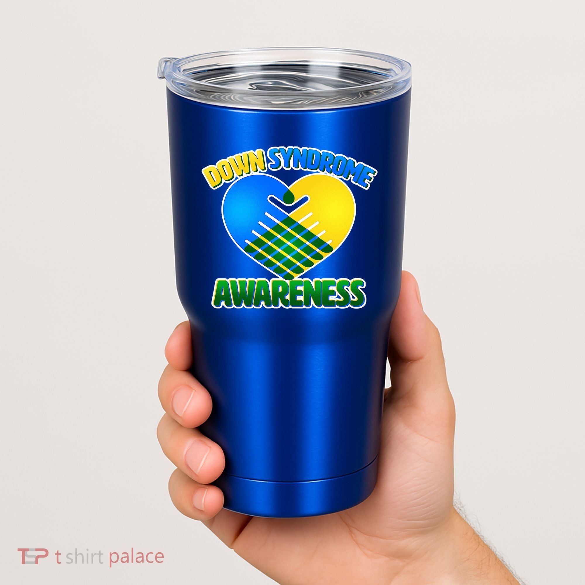Down Syndrome Awareness Hands Of Love Tumbler