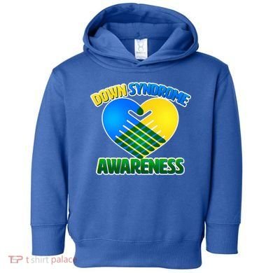Down Syndrome Awareness Hands Of Love Toddler Hoodie