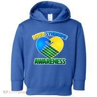 Down Syndrome Awareness Hands Of Love Toddler Hoodie thumb 0