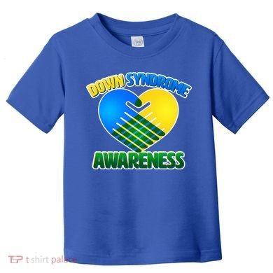Down Syndrome Awareness Hands Of Love Toddler T-Shirt