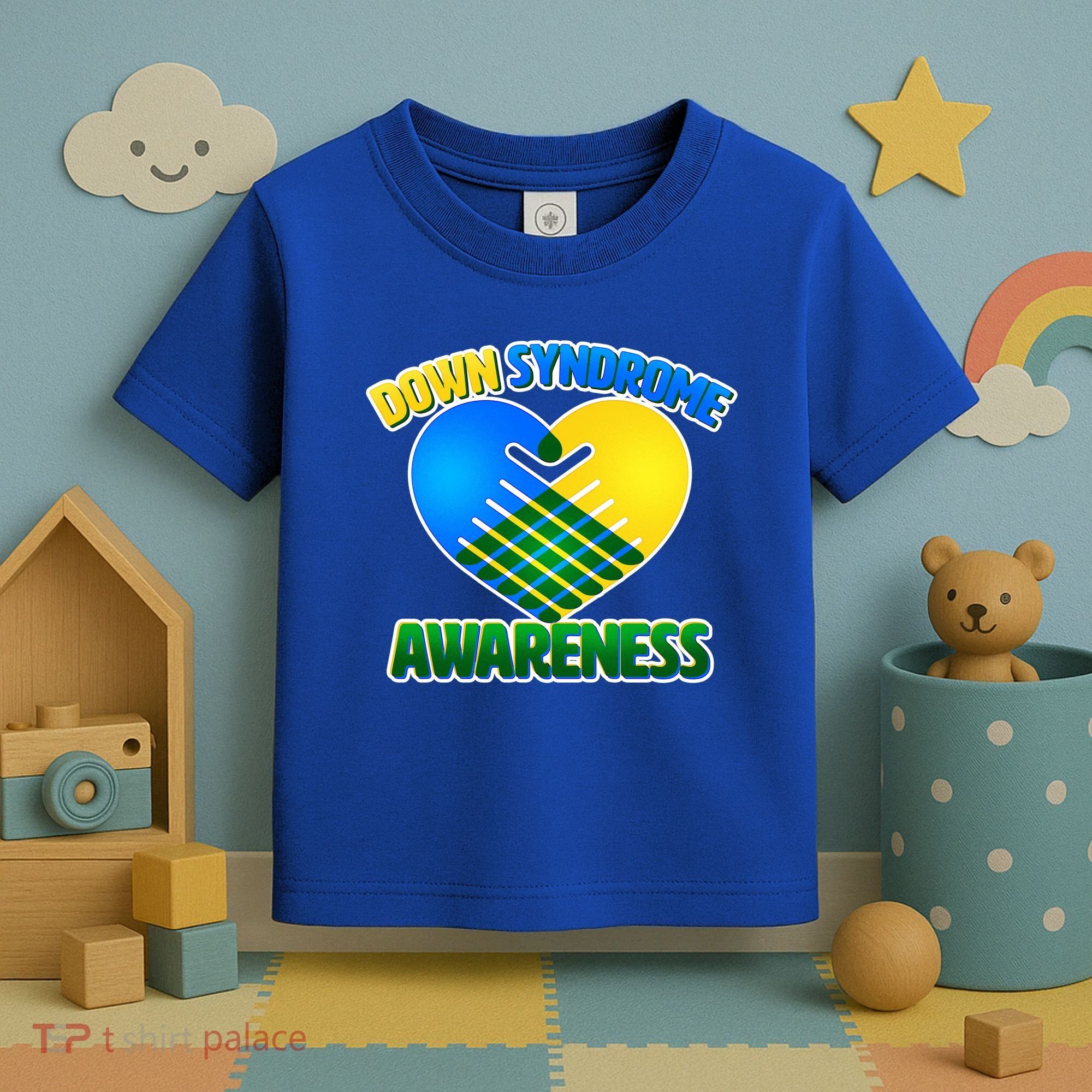 Down Syndrome Awareness Hands Of Love Toddler T-Shirt