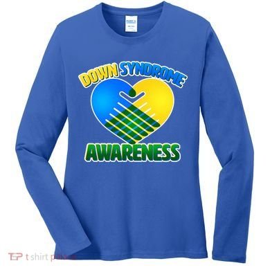 Down Syndrome Awareness Hands Of Love Women's Long Sleeve Shirt