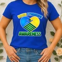 Down Syndrome Awareness Hands Of Love Women's T-Shirt thumb 2