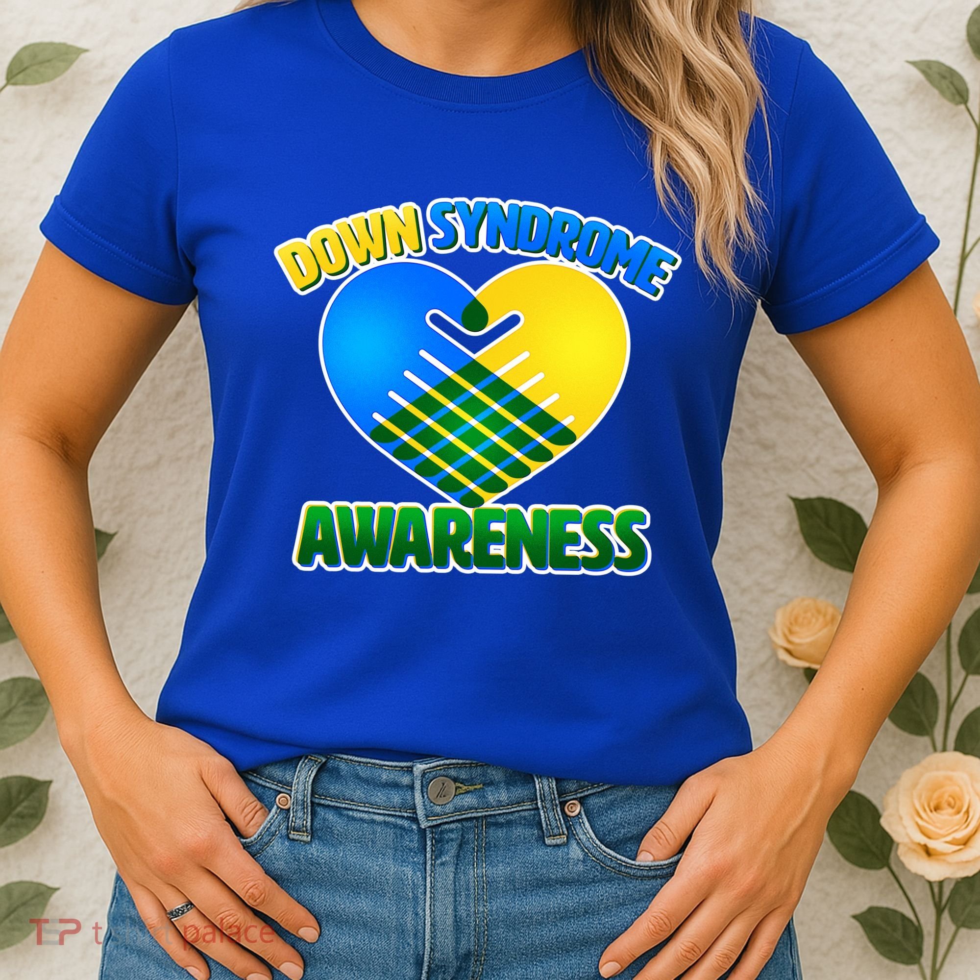 Down Syndrome Awareness Hands Of Love Women's T-Shirt