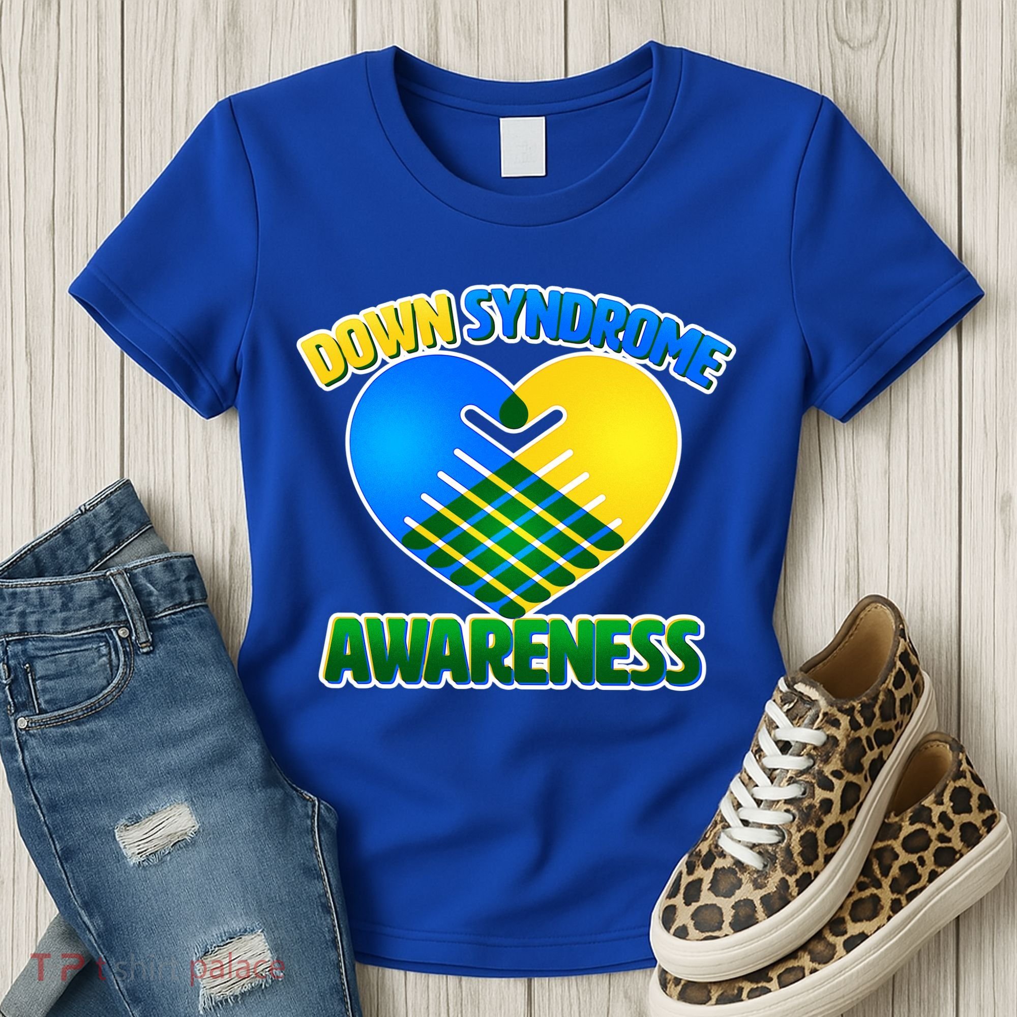 Down Syndrome Awareness Hands Of Love Women's T-Shirt