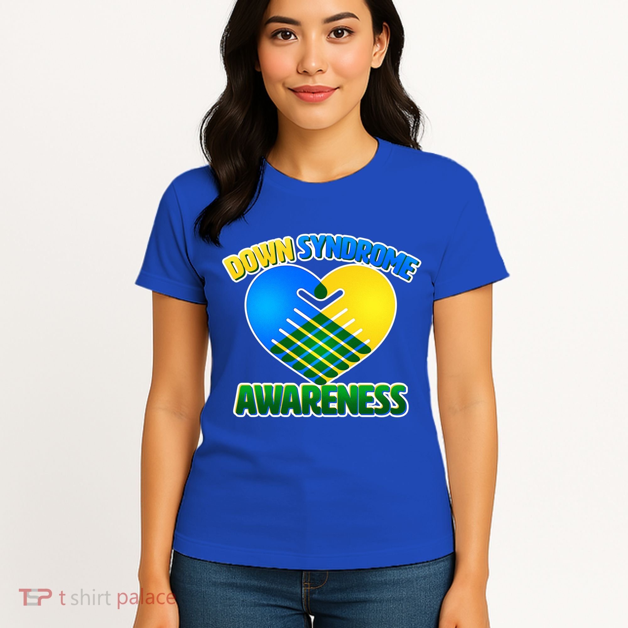 Down Syndrome Awareness Hands Of Love Women's T-Shirt