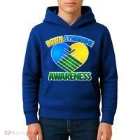 Down Syndrome Awareness Hands Of Love Kids Hoodie thumb 4