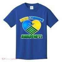 Down Syndrome Awareness Hands Of Love Kids T-Shirt thumb 0