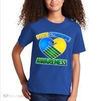 Down Syndrome Awareness Hands Of Love Kids T-Shirt thumb 2
