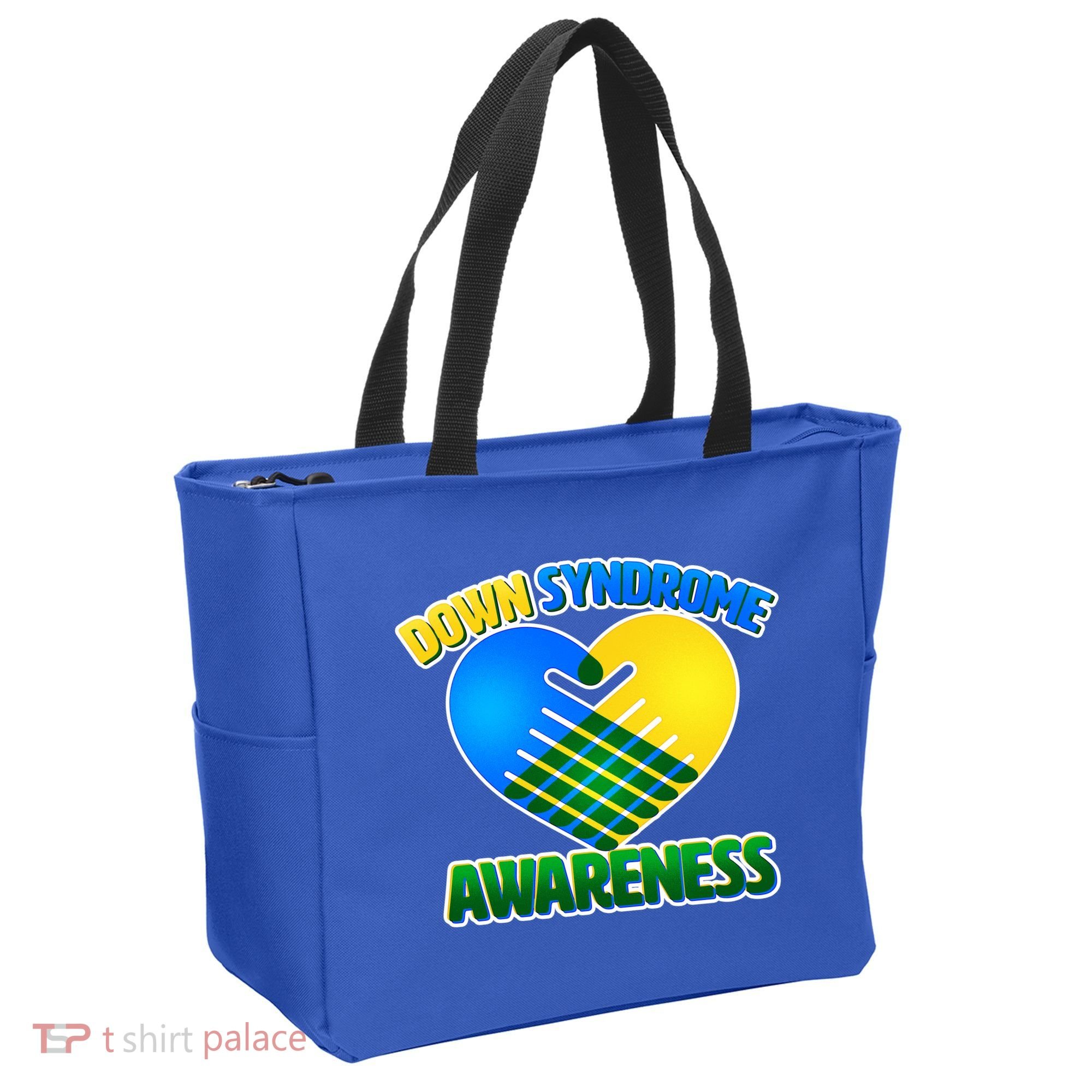 Down Syndrome Awareness Hands Of Love Tote Bag
