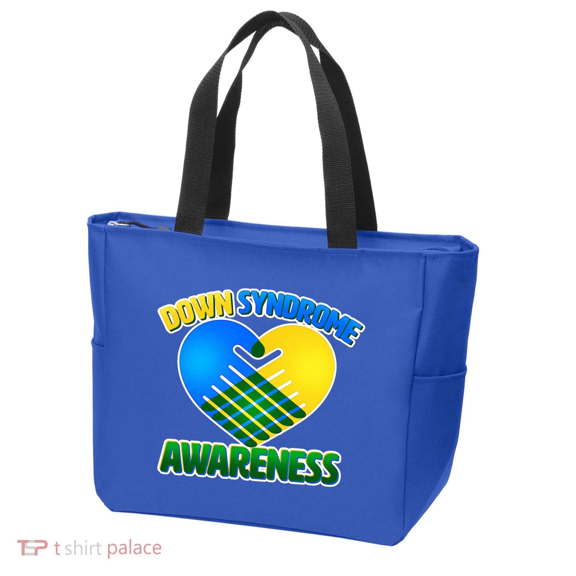 Down Syndrome Awareness Hands Of Love Tote Bag