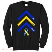 Down Syndrome Awareness Joy Love Strength  Sweatshirt thumb 0