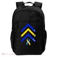 Down Syndrome Awareness Joy Love Strength  Backpack thumb 0
