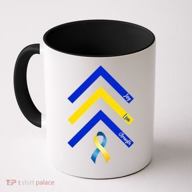 Down Syndrome Awareness Joy Love Strength  Coffee Mug
