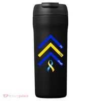 Down Syndrome Awareness Joy Love Strength  24oz Duet Stainless Steel Tumbler thumb 0