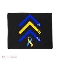 Down Syndrome Awareness Joy Love Strength  Mousepad thumb 0