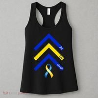 Down Syndrome Awareness Joy Love Strength  Women's Tank Top thumb 3