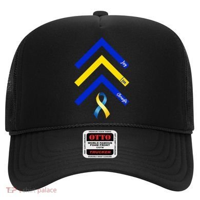 Down Syndrome Awareness Joy Love Strength  Hat