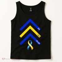 Down Syndrome Awareness Joy Love Strength  Tank Top thumb 2