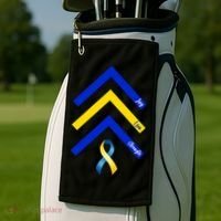 Down Syndrome Awareness Joy Love Strength  Golf Towel thumb 2