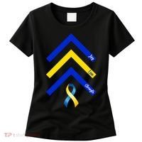 Down Syndrome Awareness Joy Love Strength  Women's T-Shirt thumb 0