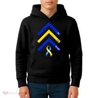 Down Syndrome Awareness Joy Love Strength  Kids Hoodie thumb 4