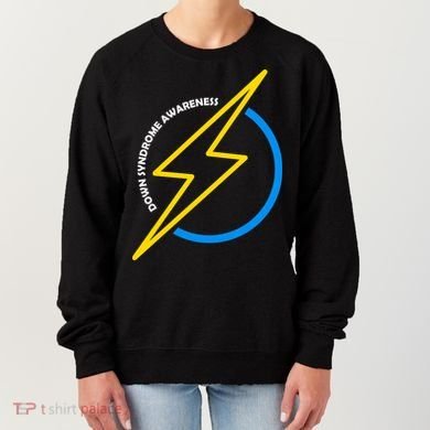 Down Syndrome Awareness Lightning Bolt Women's Sweatshirt
