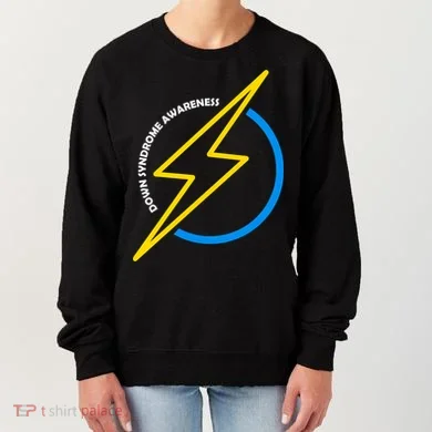 Down Syndrome Awareness Lightning Bolt Women's Sweatshirt