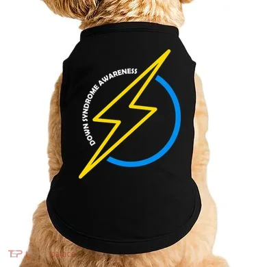 Down Syndrome Awareness Lightning Bolt Doggie Tank