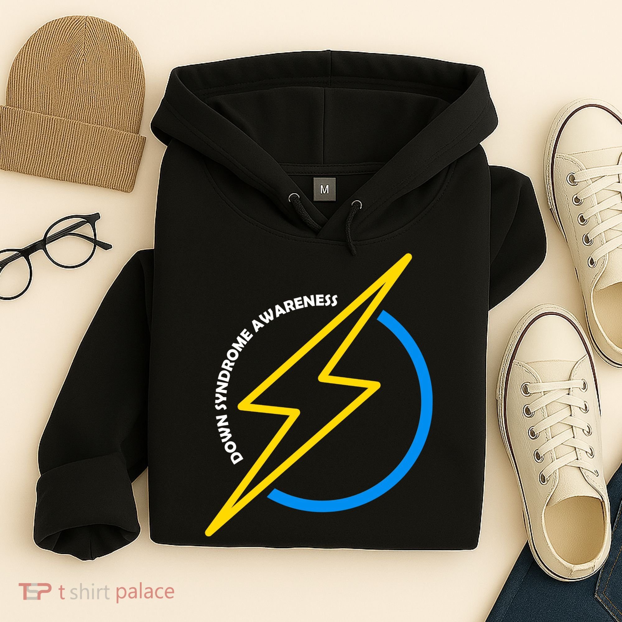 Down Syndrome Awareness Lightning Bolt Hoodie