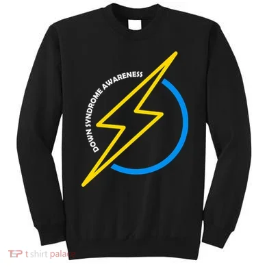 Down Syndrome Awareness Lightning Bolt Sweatshirt