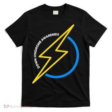 Down Syndrome Awareness Lightning Bolt T-Shirt
