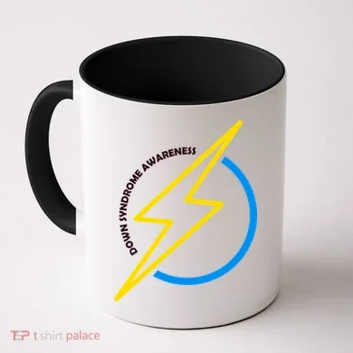 Down Syndrome Awareness Lightning Bolt Coffee Mug