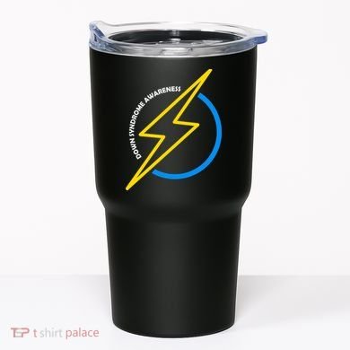 Down Syndrome Awareness Lightning Bolt Tumbler