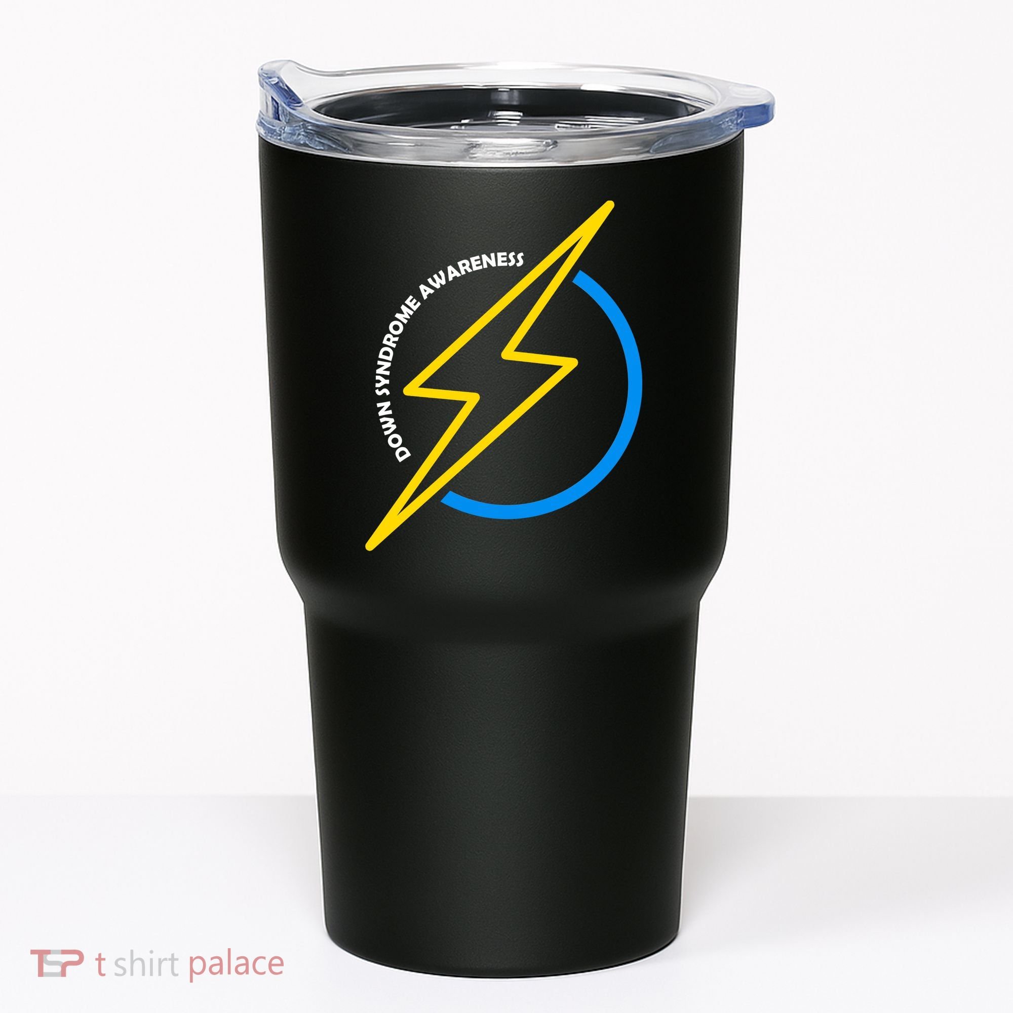Down Syndrome Awareness Lightning Bolt Tumbler