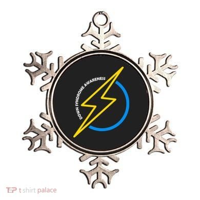 Down Syndrome Awareness Lightning Bolt Ornament