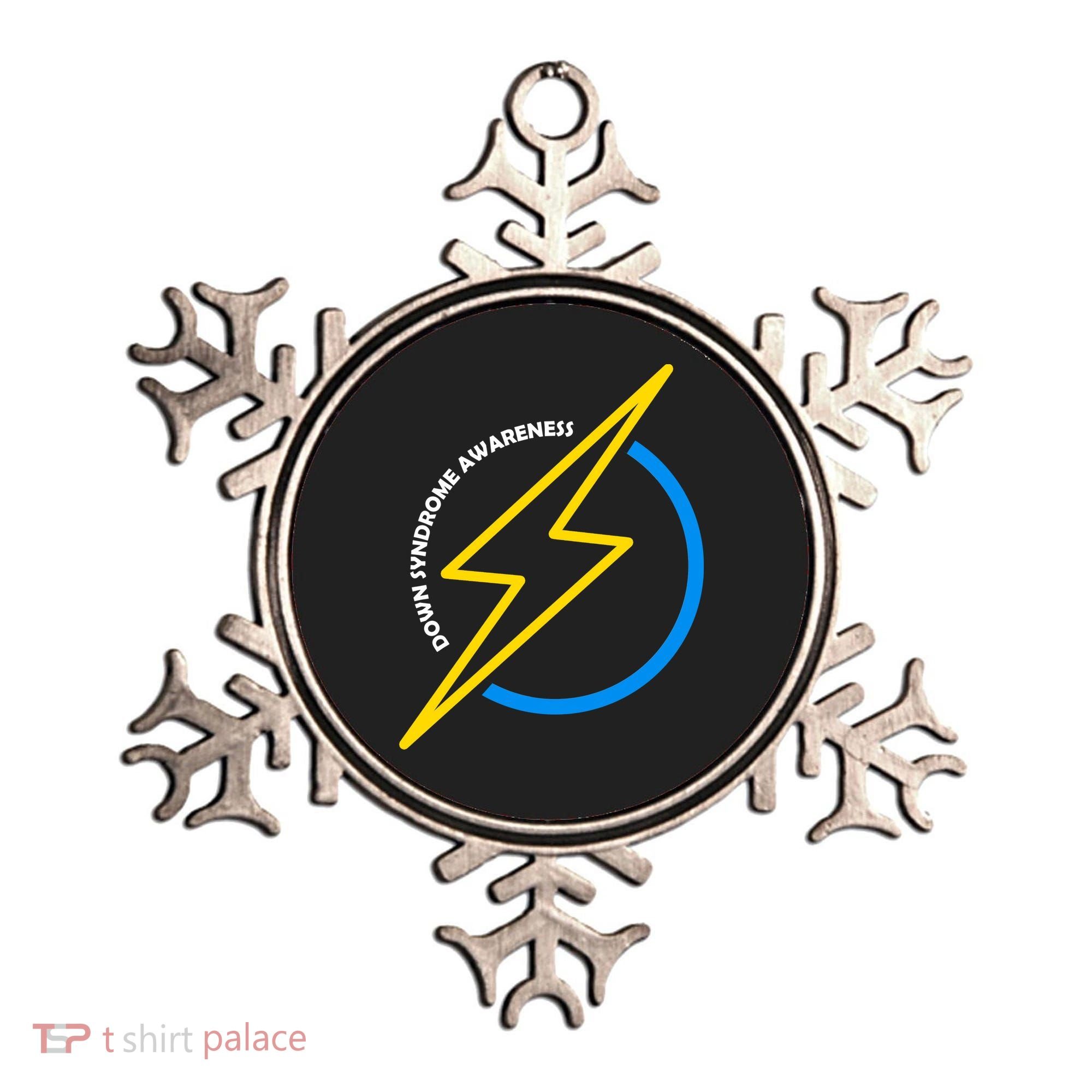 Down Syndrome Awareness Lightning Bolt Ornament