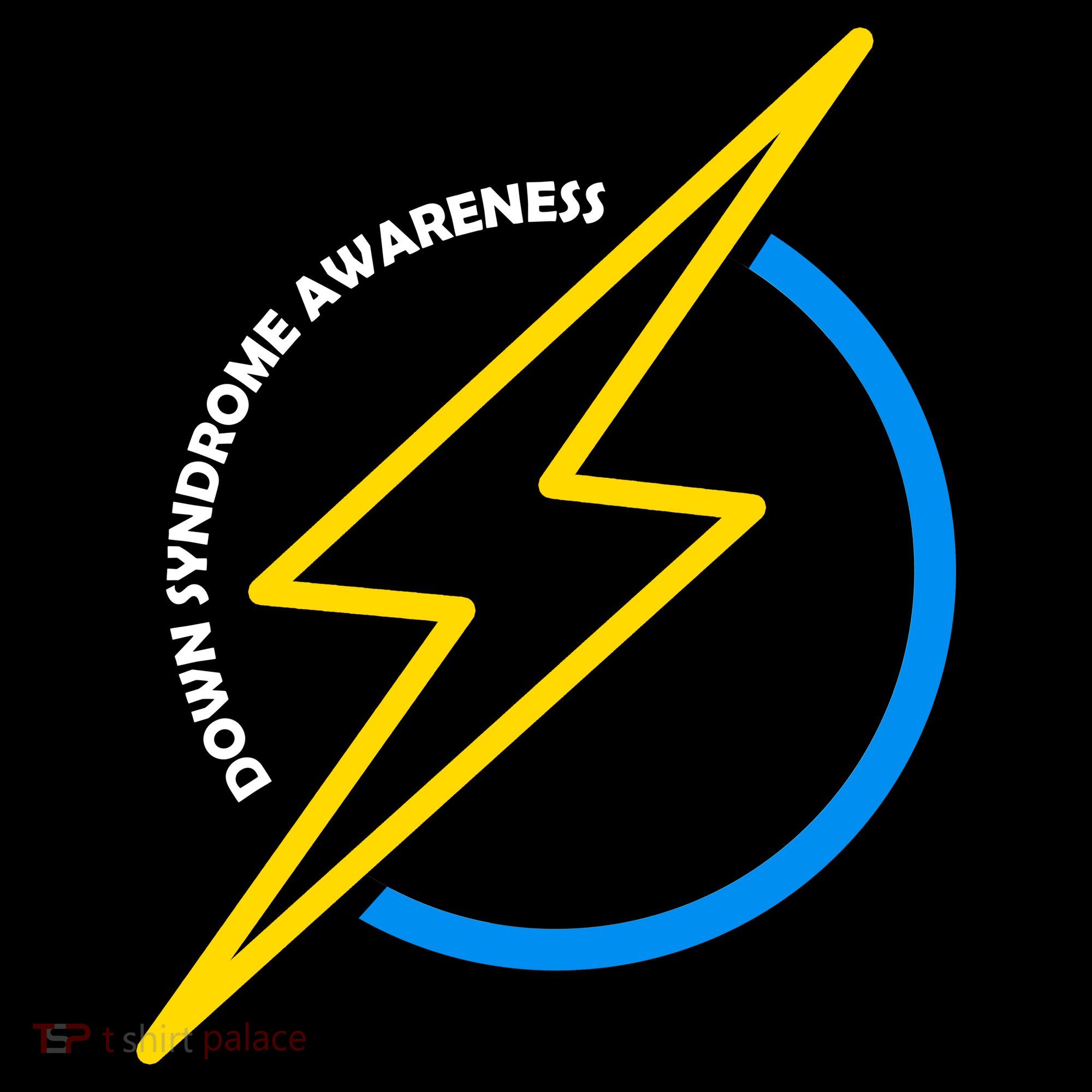 Down Syndrome Awareness Lightning Bolt Ornament