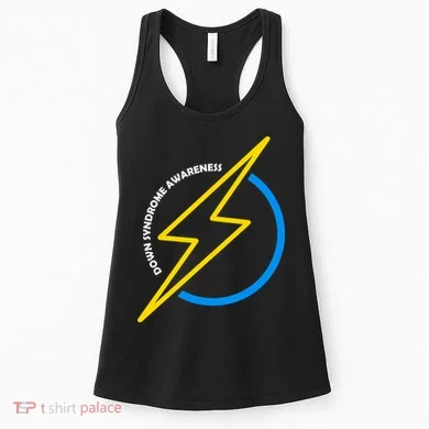 Down Syndrome Awareness Lightning Bolt Women's Tank Top