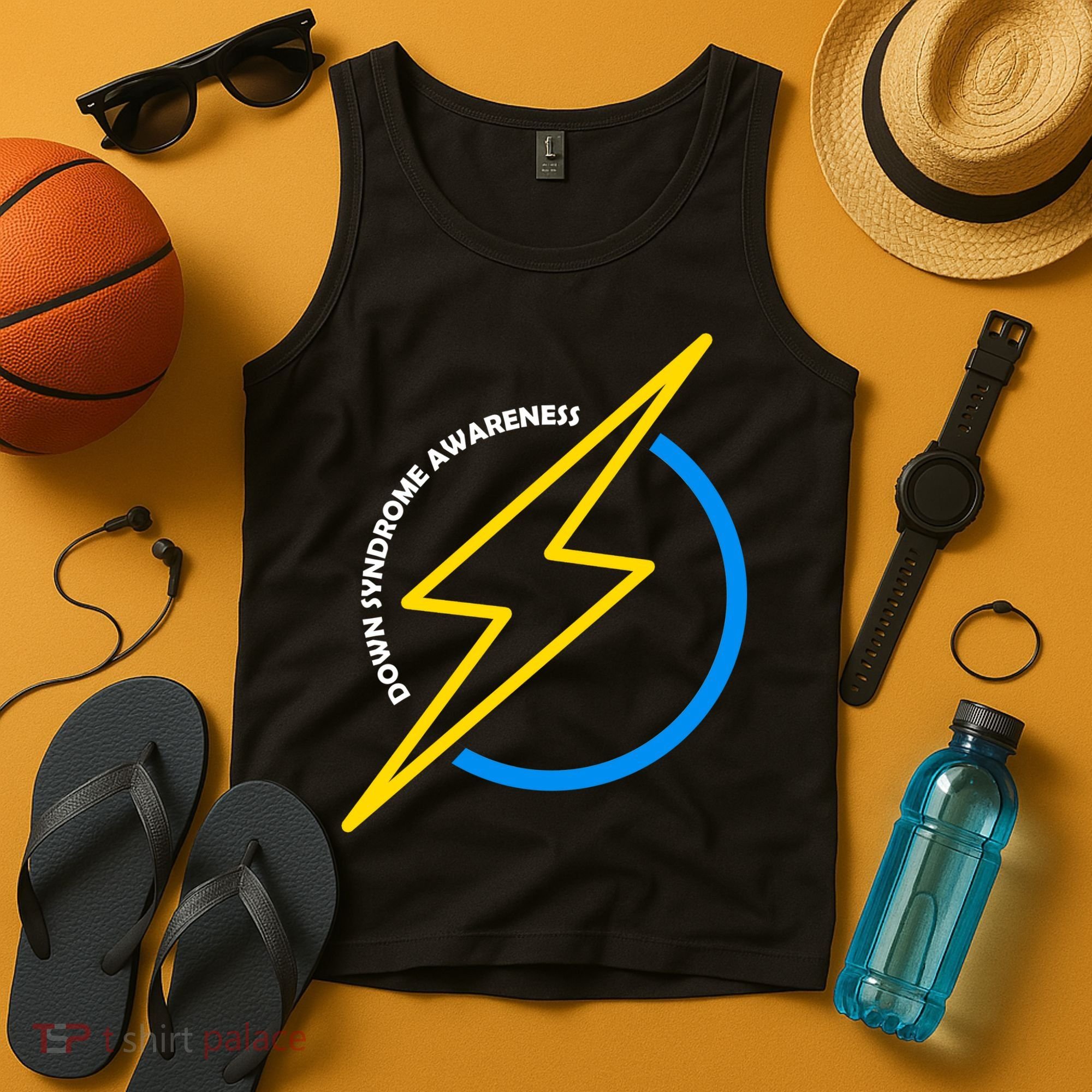 Down Syndrome Awareness Lightning Bolt Tank Top