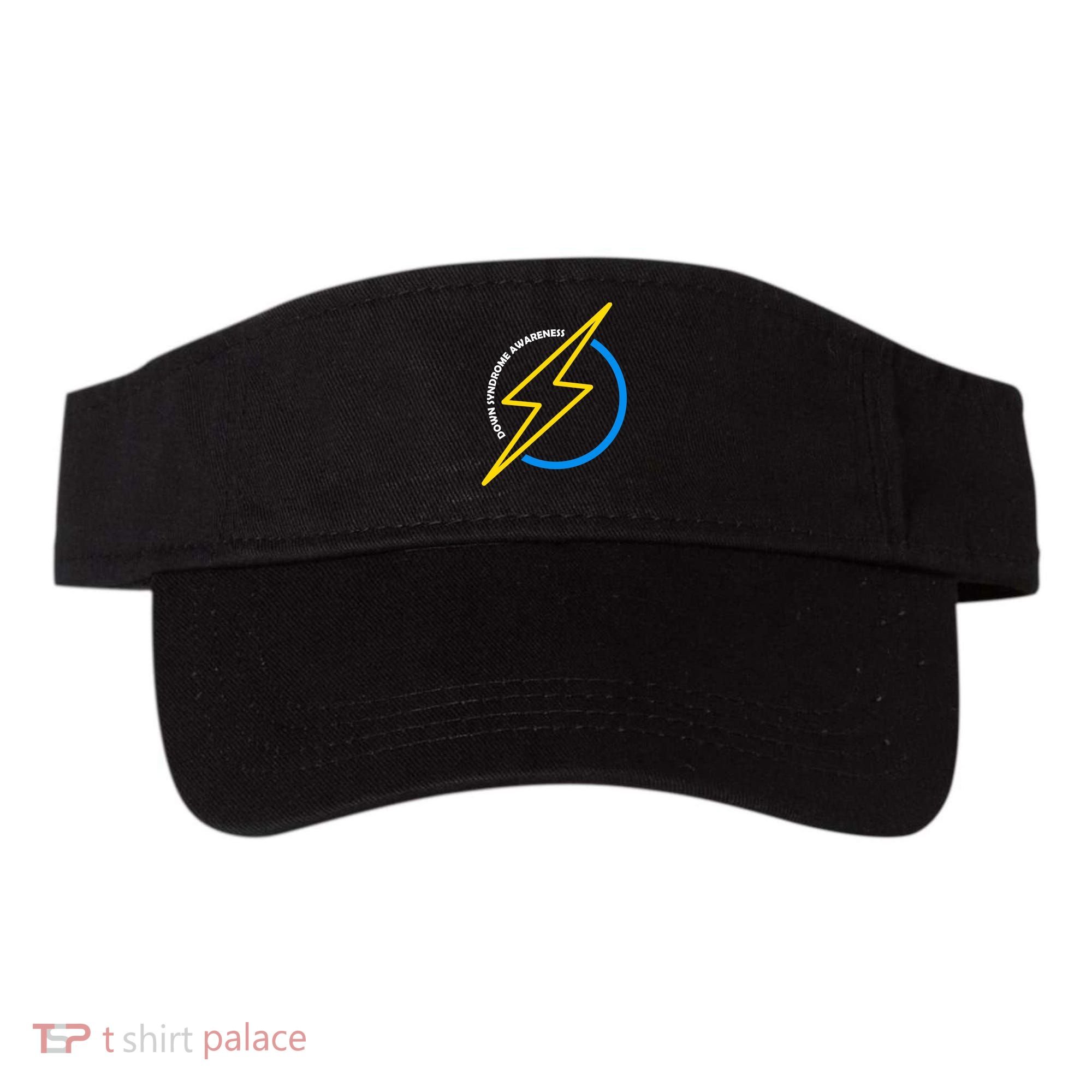 Down Syndrome Awareness Lightning Bolt Visor