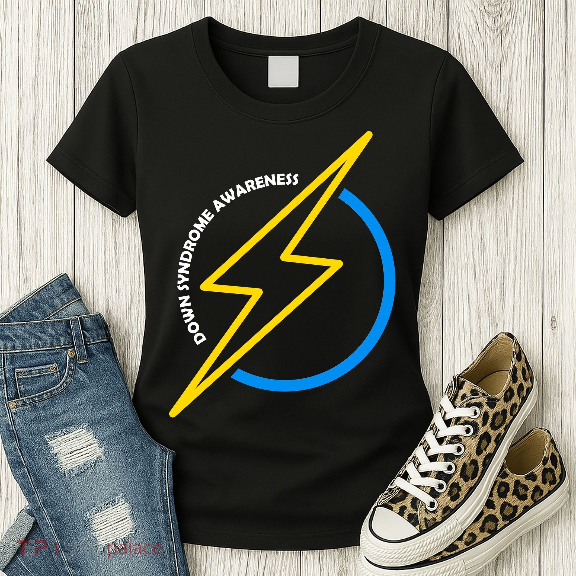 Down Syndrome Awareness Lightning Bolt Women's T-Shirt